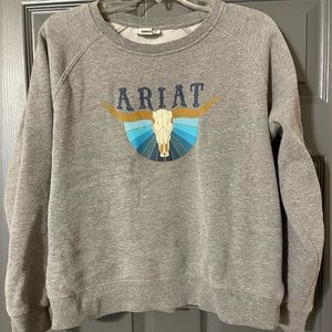 Ariat Grey Crewneck Sweatshirt